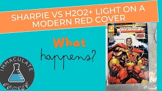 Experiments with sharpie markers vs light on modern red books