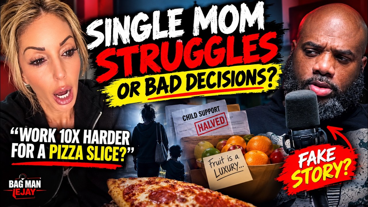 Single Mom Says Child Support Was CUT IN HALF… But Bag Man Has Questions!