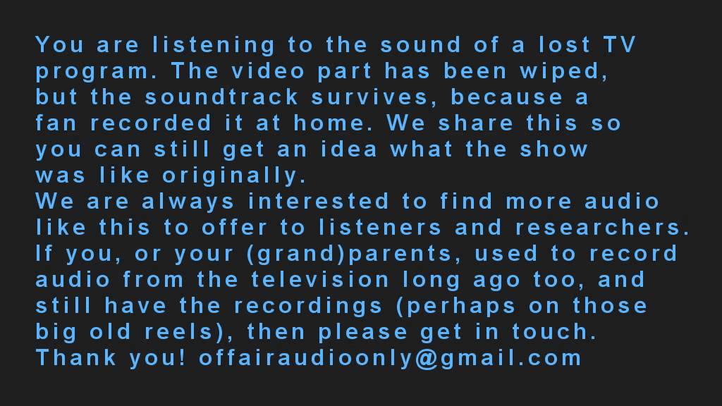 Broaden Your Mind 2 7 1969 12 29 YouTube