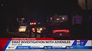 Weekend violence in Indianapolis includes SWAT situation involving juveniles