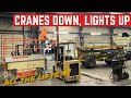 Insane Warehouse Lights Go UP, Cranes Come DOWN, Speakers Get BOUGHT