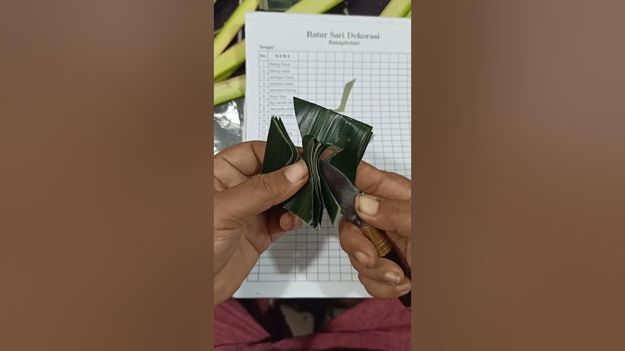 Cara membuat reringgitan lamak untuk pemula kreasijanur YouTube