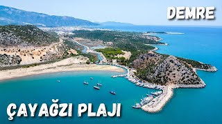 Çayağzı Plajı Demre - Demre Andriake Beach - Demre Nerede Denize Girilir? Demre Antalya Turkey