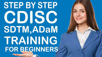 CDISC SDTM ADaM Online Training✔ Clinical SAS Programming Training For Beginners