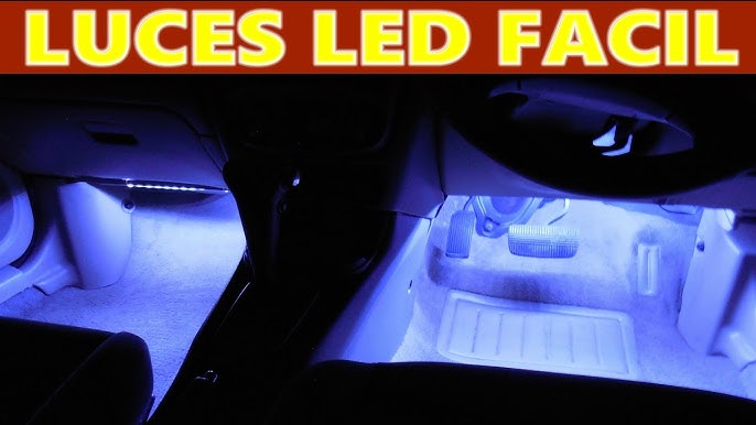 Como instalar Luces LED en el interior del Coche 