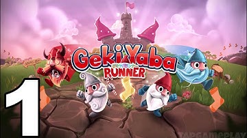Geki Yaba Runner - Gameplay Walkthrough Part 1 - Levels 1-10 (iOS, Android)