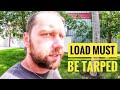 My Trucking Life | LOAD MUST BE TARPED | #2027
