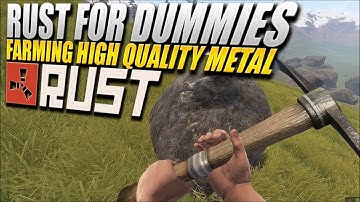 RUST DB166:  Sulfur and HQ easy farm!!!!