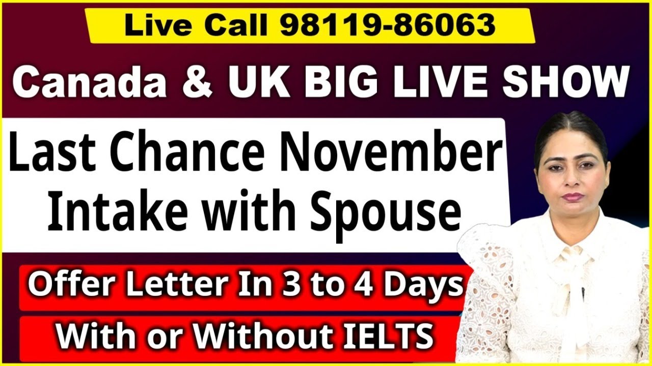 Live Call 98119-86063 }} Canada & UK BIG LIVE SHOW Last Chance November ...