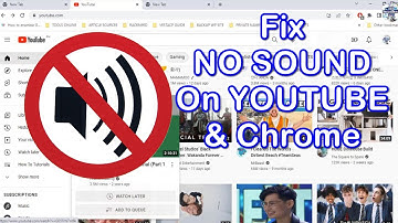 How To Fix NO SOUND On YOUTUBE And Chrome