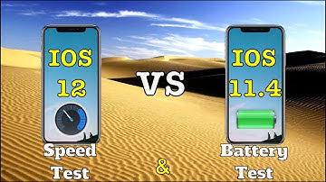 iPhone X IOS 12 vs 11.4 speed test with battery test