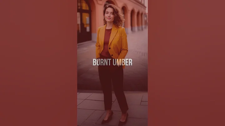 Yellow & Brown Color Combo #styletips #colorpalette #aiimagery