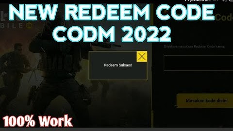 NEW REDEEM CODE CODM JULY 3 2022