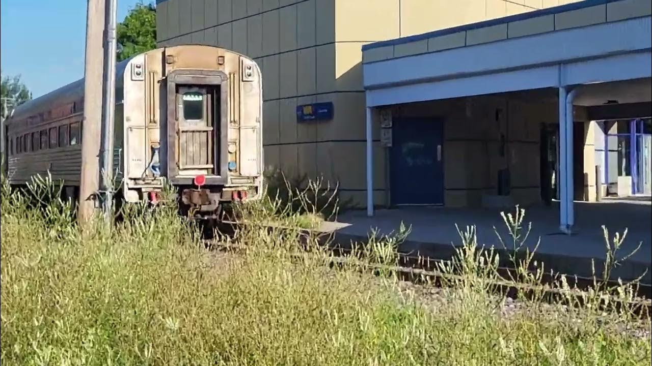 Via Rail Jonquiere QC aug 16th 2022 railfanning YouTube