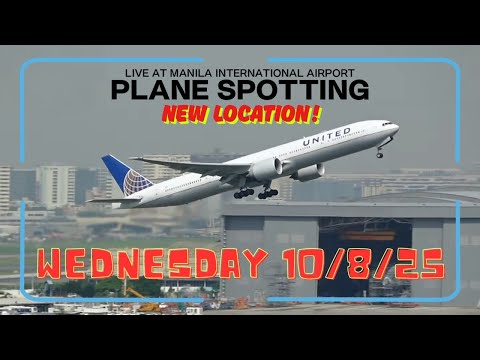 馃敶LIVE - Night Plane Spotting @ Manila International Airport (NAIA/RPLL), PHILIPPINES + Live ATC 鉁堬笍