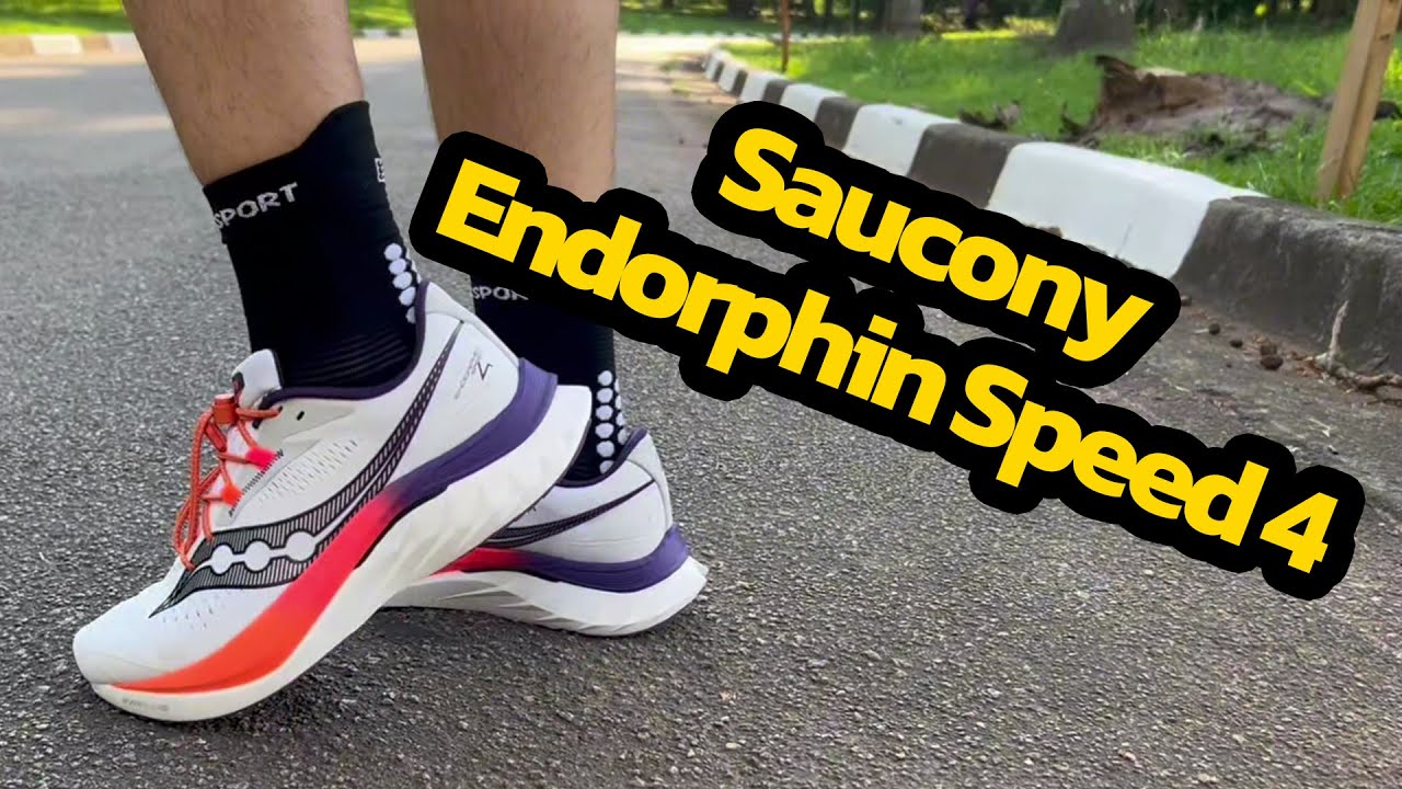 Saucony Endorphin Speed 4 Masculino - Branco/Vermelho | Velocità