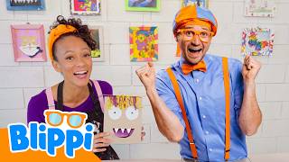 Arts and Crafts with Blippi and Meekah 🎨🖌️Blippi Español