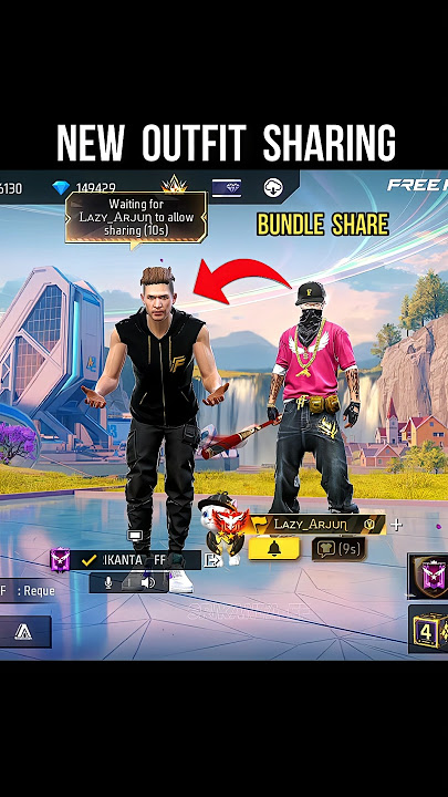 Outfit Sharing Trick 🔥 Free Fire Prime Outfit Sharing Level 8 | Share Outfit With Others