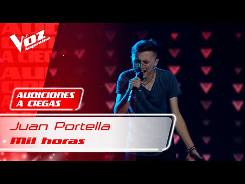 Juan Portella – “Mil horas” – Audiciones a Ciegas – La Voz Argentina 2021