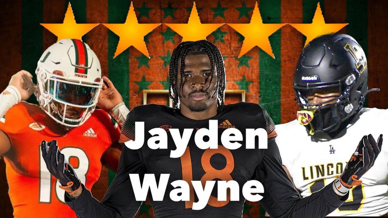 Jayden Wayne Highlights Reaction! Miami Football Recruiting! YouTube