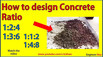 concrete mix design