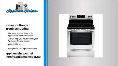 Kenmore Range Troubleshooting