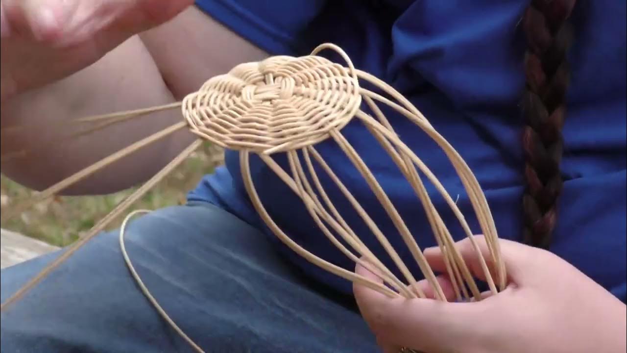 Basket Weaving How to Make a Cherokee Basket YouTube