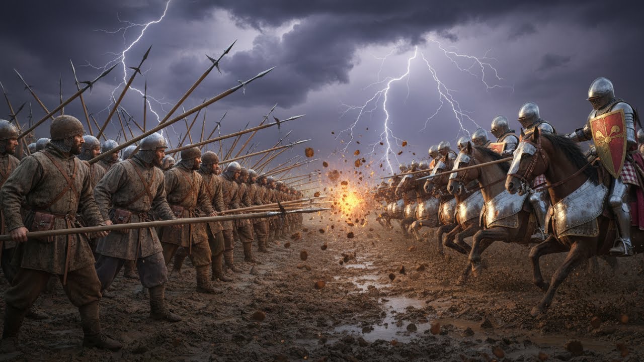 How Medieval Peasants CRUSHED Europe's Greatest Knights | Battle of Golden Spurs (1302)