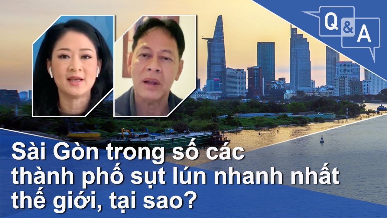 Sài Gòn trong số các thành phố sụt lún nhanh nhất thế... - youtube