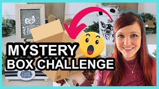 🤯 YOU WON'T BELIEVE WHAT I MADE WITH THESE DOLLAR TREE AND THRIFTED ITEMS | MYSTERY BOX CHALLENGE!