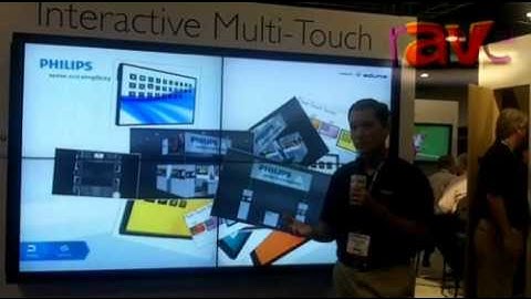InfoComm 2012: Philips Shows Off Its Multi-Touch Video Wall