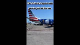 First painting of FIFA World Cup 2026 on American airlines?