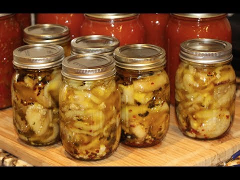 Video: Canning Eggplant Nrog Basil