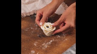 How To Make Flower Shaped Dough 🥟