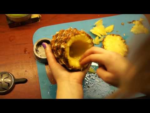 Приготовление Калья́на на ананасе