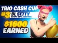 3RD IN THE FORTNITE TRIO CASH CUP 🥉 ($1605) w/ KamiFN & Teeq