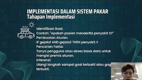 Sistem Berbasis Pengetahuan Grup 3 Materi Metode dan Implementasi Backward Chaining