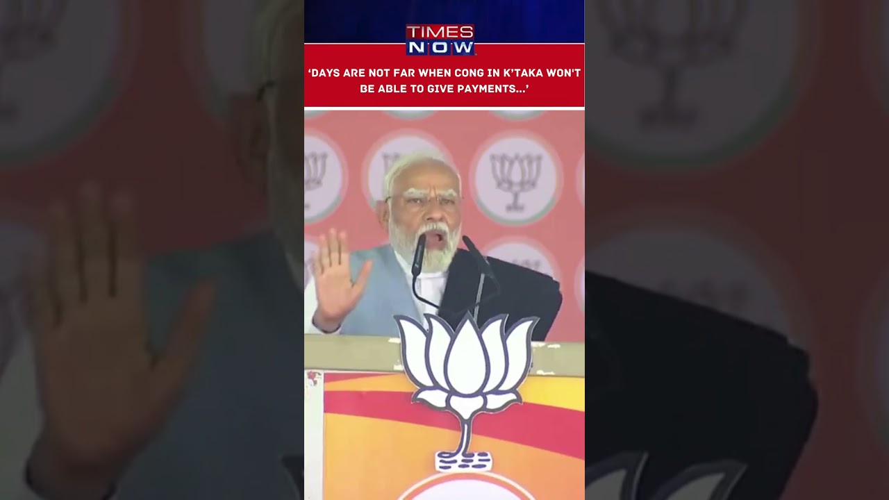 PM Modi Warns: Congress in Karnataka Faces Financial Crisis, Government Employees' Payments at Risk