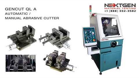 GenCut QL A Automatic / Manual Abrasive Cutter – Metallography Equipment