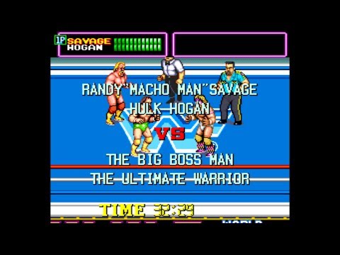 WWF Superstars Arcade Longplay 1989 - Macho Man Randy Savage and Hulk Hogan