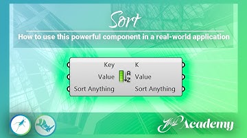 How to Use the Sort Component in Grasshopper | Quick Tip