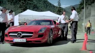 Реклама Mercedes SLS AMG  М Шумахер   Это всё таки автомобиль!