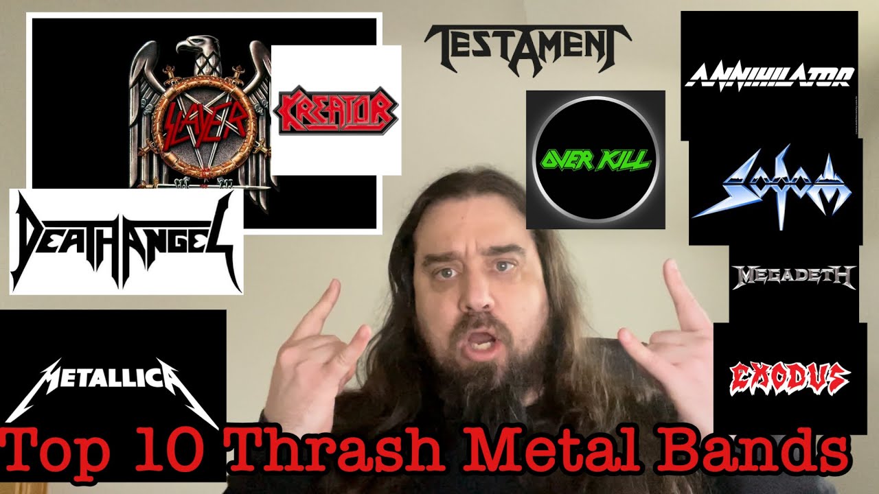 Top 10 Thrash Metal Bands YouTube