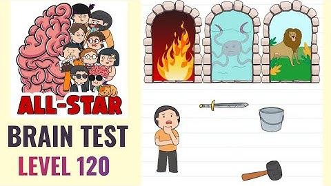 Brain Test All Star Level 120 | Find a safe exit | Walkthrough