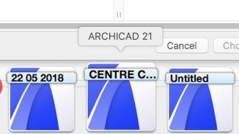 Open multiple Archicad windows on MAC
