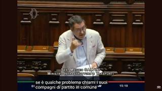 IL MINISTRO MATTEO SALVINI RISPONDE AL QUESTION TIME ALLA CAMERA DEI DEPUTATI screenshot 5