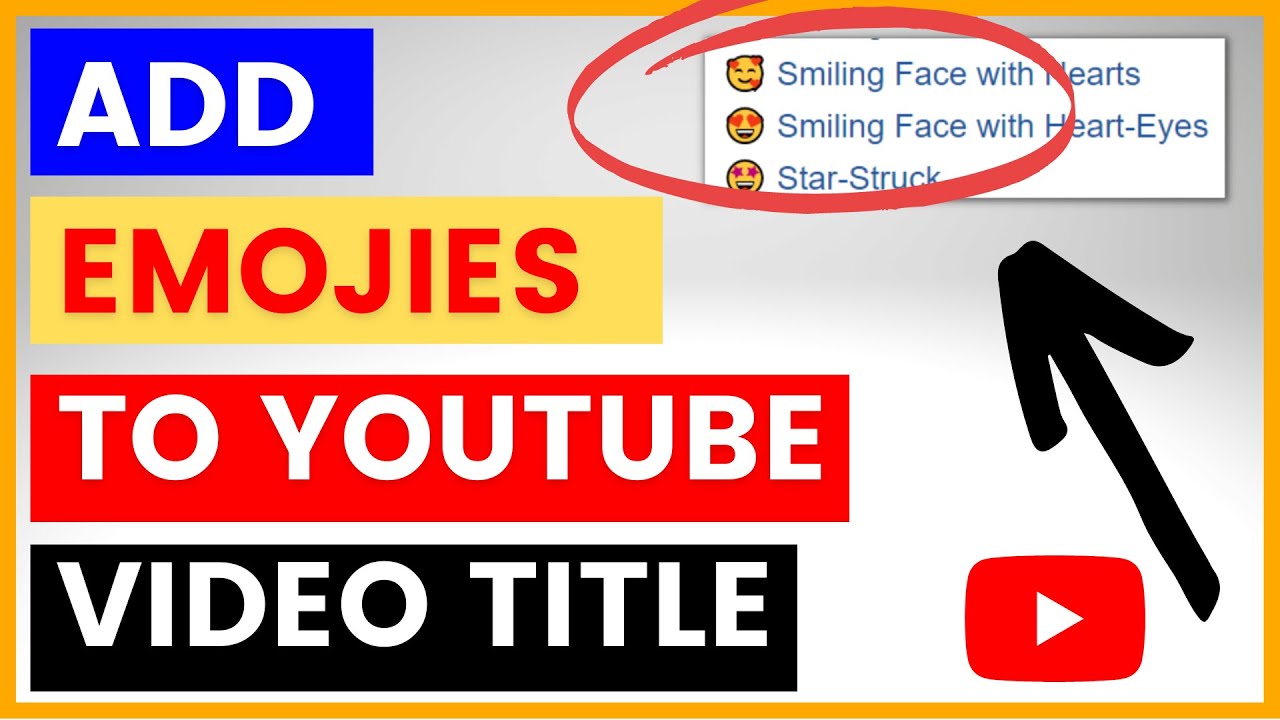 How to add emojis to your YouTUbe video titles - YouTube