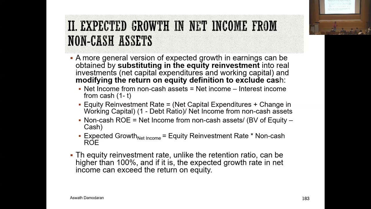 Session 11: Closure on Growth and First Steps on Terminal Value