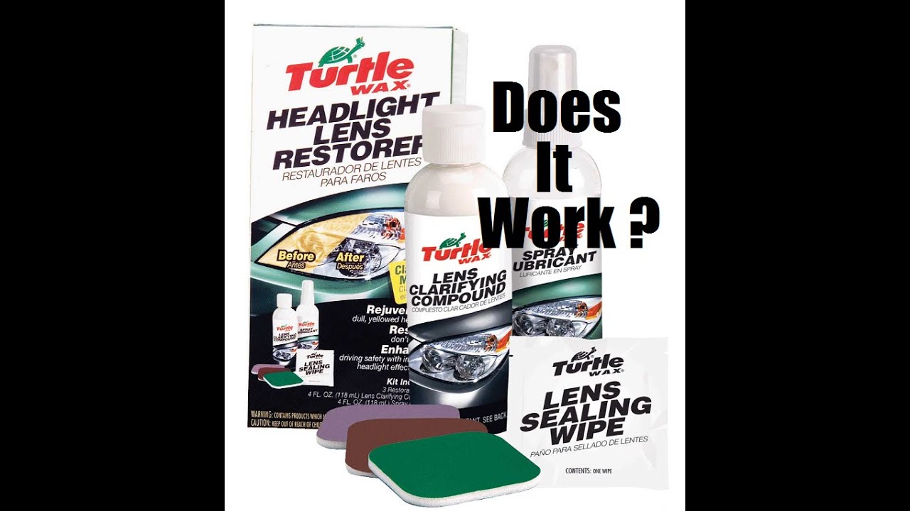 Turtle Wax Headlight Restoration Kit Does it Work ? YouTube
