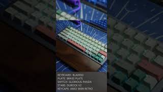 #KBDFans Blade60 with #Glorious Panda Typing Test #Shorts